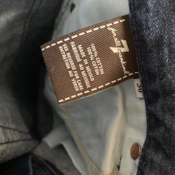 7 for all mankind slimmy jeans 30 x 28 - Picture 3 of 5